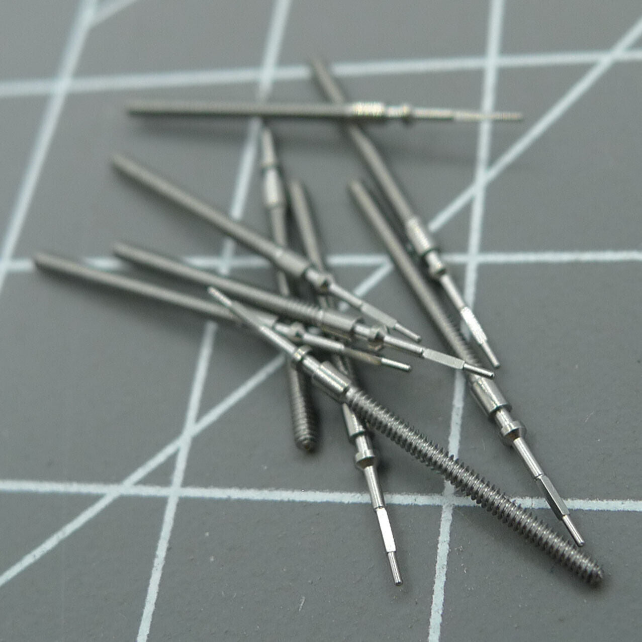 Watch winding stem for Miyota 6S20 and 6S10 movements, precise replacement part for repairs.