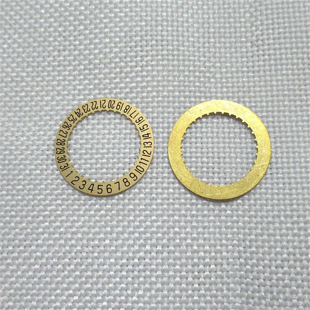 Golden Date Disk Wheel Date Wheel Generic Fit for Movement 2824 Date@6 #20