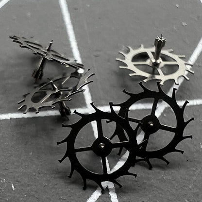 1. 3-piece generic escape wheel set for 7009 7S26#705 watch movement, compatible precision parts.  