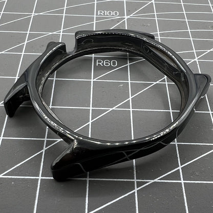 Black ceramic replacement watch case for men's Chanel J12, durable and stylish accessory.