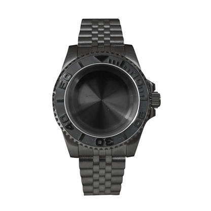 Boîtier de montre en verre saphir 40 mm pour mouvement NH35/NH36, boîtier modifié