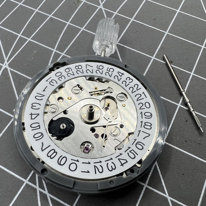 NH37A automatic watch movement with single calendar, precise mechanical gear by Seiko.