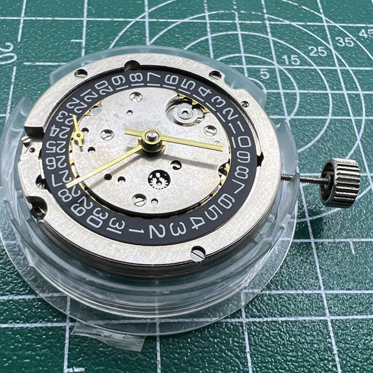 Großhandel Seagull ST25 GMT Automatisches mechanisches Uhrwerk 3 Zeiger Kleine Sekunde @ 9