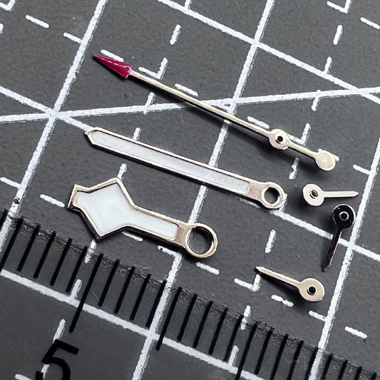 2 Sets/Pack Modified Rose Golden Trim Green Luminous 6 Hands for VK63 Movement