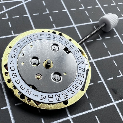 Swiss ISA 222 Quarzwerk watch movement with 2 hands, no calendar, precision accessory by Swiss ISA.