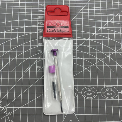 Horotec MSA01.203-160 precision 1.60mm watchmakers screwdriver set with spare blades for repair tasks