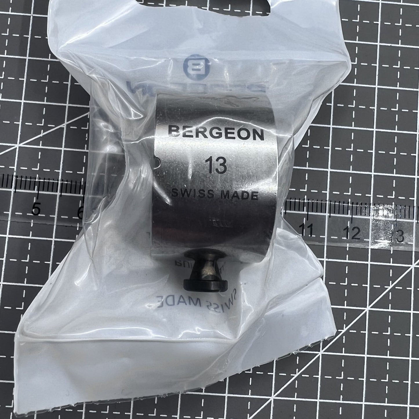 Bergeon BG 5914 DI 0834 Swiss Uhrwerkhalter Wendemodell mit Knopf für OMEGA ETA