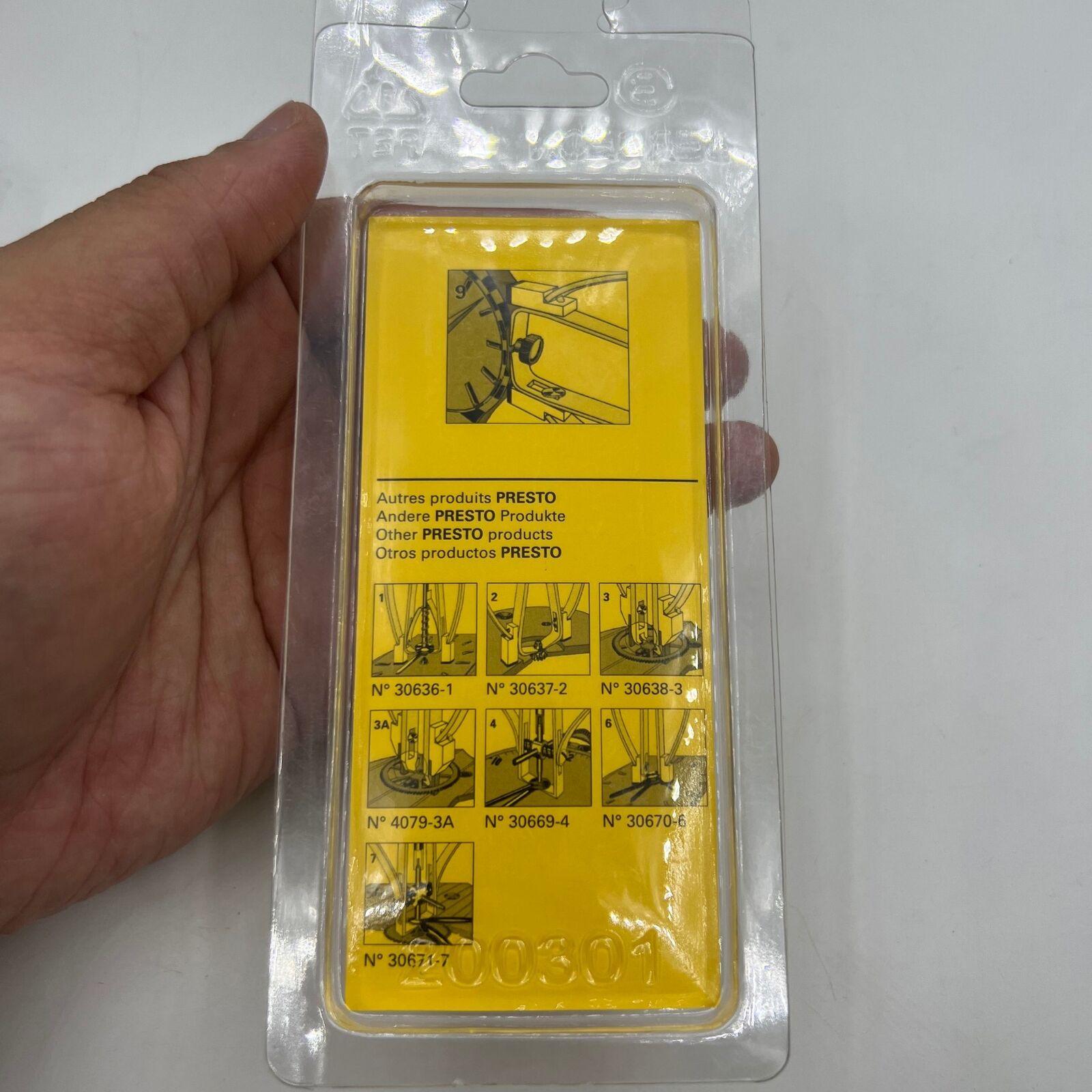 Precision-crafted Swiss Made Bergeon 4344-9 tool removing watch crown from split stem for repair.