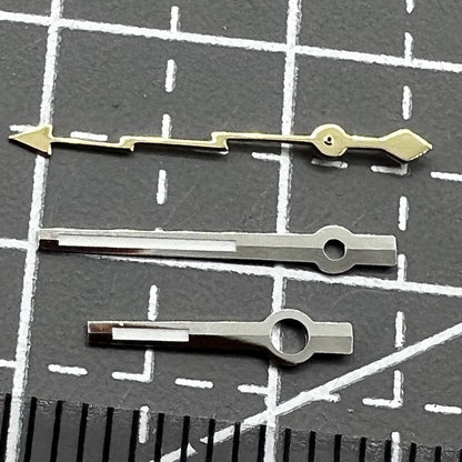 2 Sets/Pack Silver Trim Golden Lightning Second Hand  Watch Hands for NH35/36