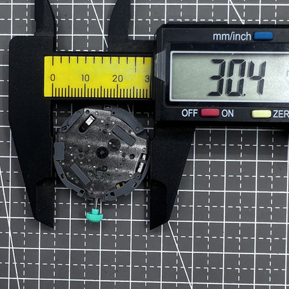 Miyota OS70 multifunctional quartz watch movement, no calendar, used condition, precise timekeeping accessory.