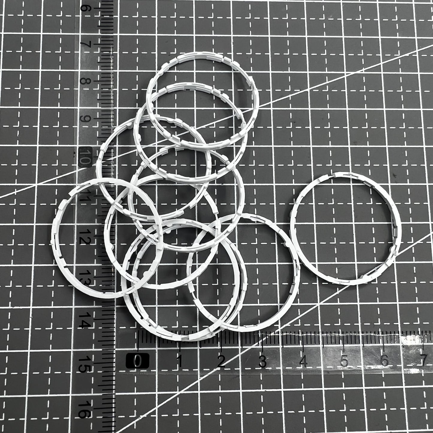5 Stück Uhrwerk Halter Polster Abstandring Universal für Miyota 9015
