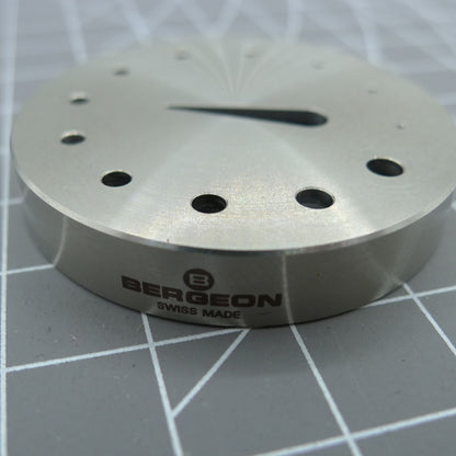 Outil de réglage de maintien en métal pour balancier et spiral Bergeon 30110, fabriqué en Suisse 