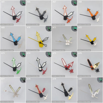 Green luminous watch hands for NH35 NH36 movement, enhancing readability in low light, Accessories brand.
