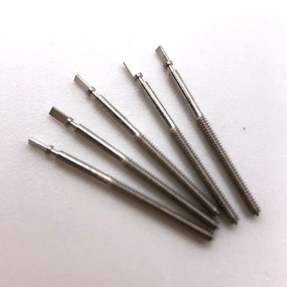 Replacement watch winding stem for ETA 255.112 and 255.441 movements, compatible generic part.