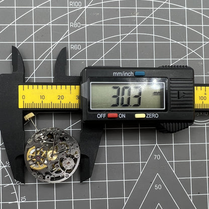 Hohler schwarzer SL4802 Chronograph 41-Juwelen Automatisches mechanisches Uhrwerk
