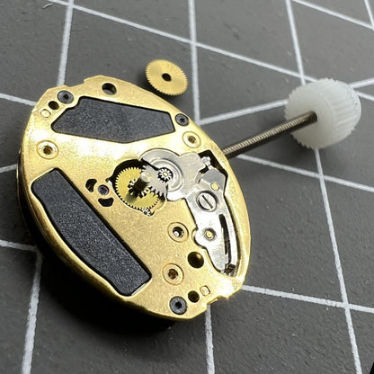 ETA 901.001 watch with Swiss quartz movement, two hands, sleek design by ETA brand.