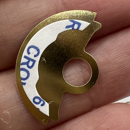 Nouvelle feuille de métal ondulée dorée pour le rotor du mouvement Miyota 9015 