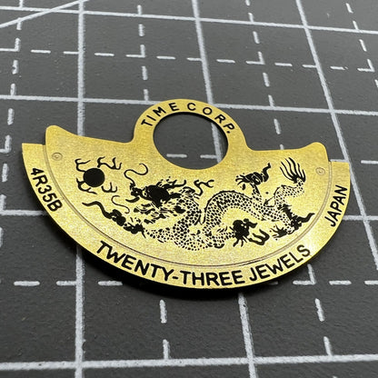 Dragon Zodiac Golden Rotor Oszillierende Gewichtsauflage für Seiko NH35 NH36 4R35 