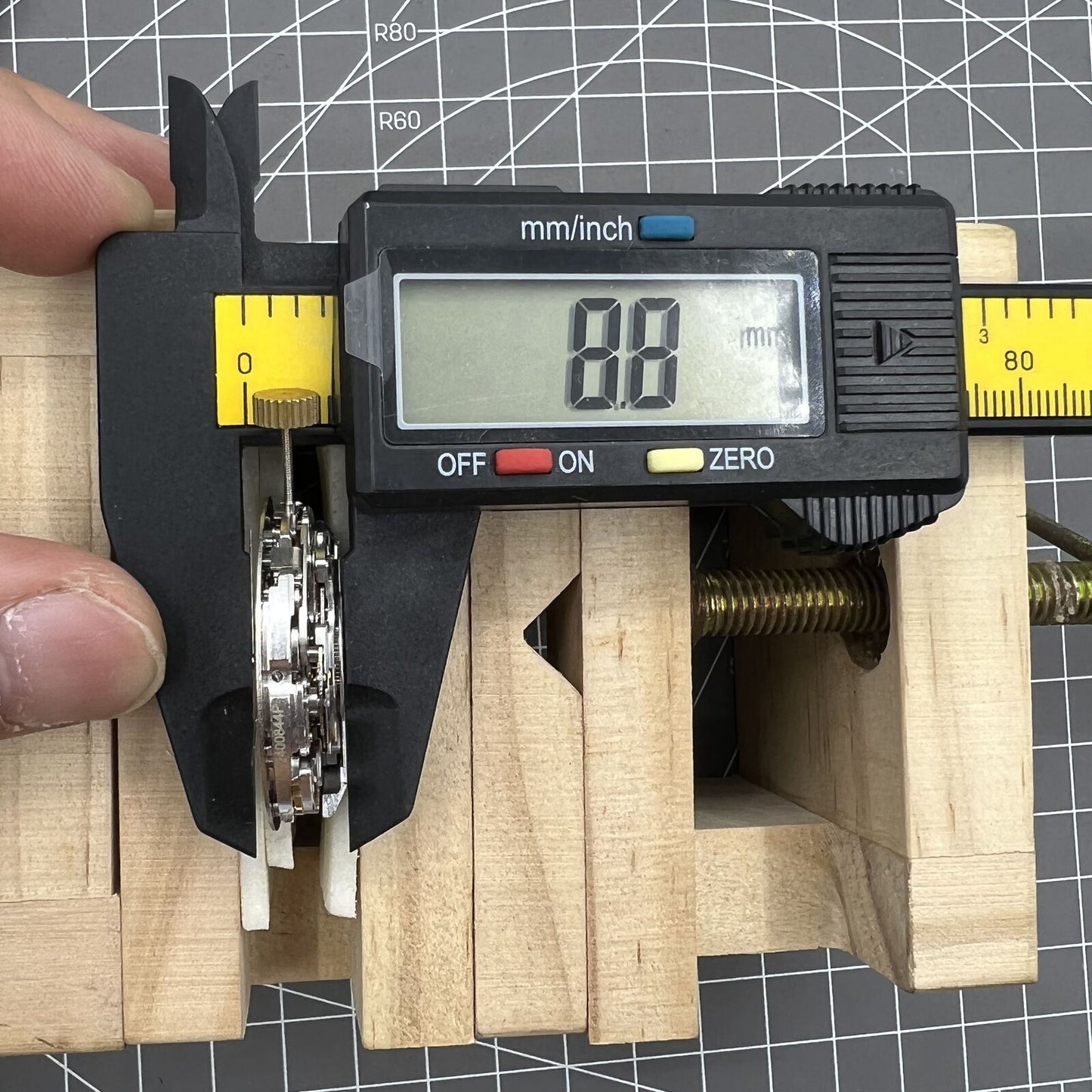 SL4801 automatic watch featuring multifunctional mechanical movement and subdials at 3, 6, and 9 o'clock positions.