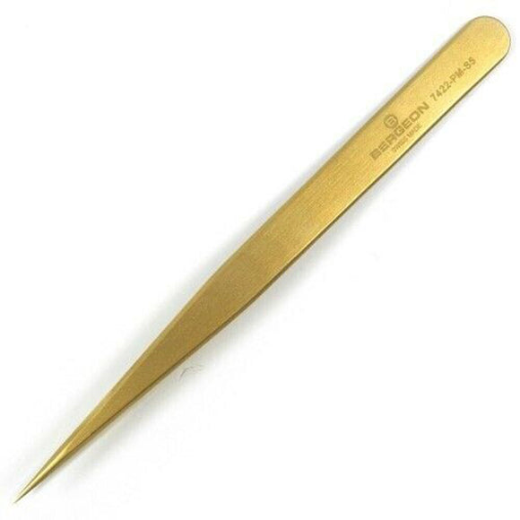 Bergeon 7422-PM-S5 Brass Anti-Magnetic Watchmakers Tweezers