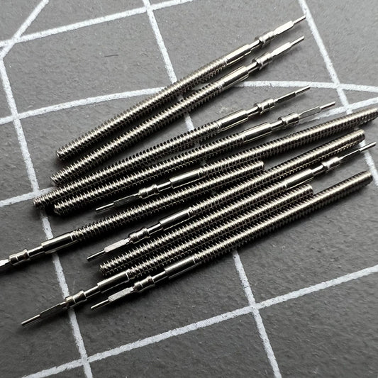 5 Stück Uhrenaufziehwellen für JS15 JS25 JP15 JP25 Uhrwerk Modelle