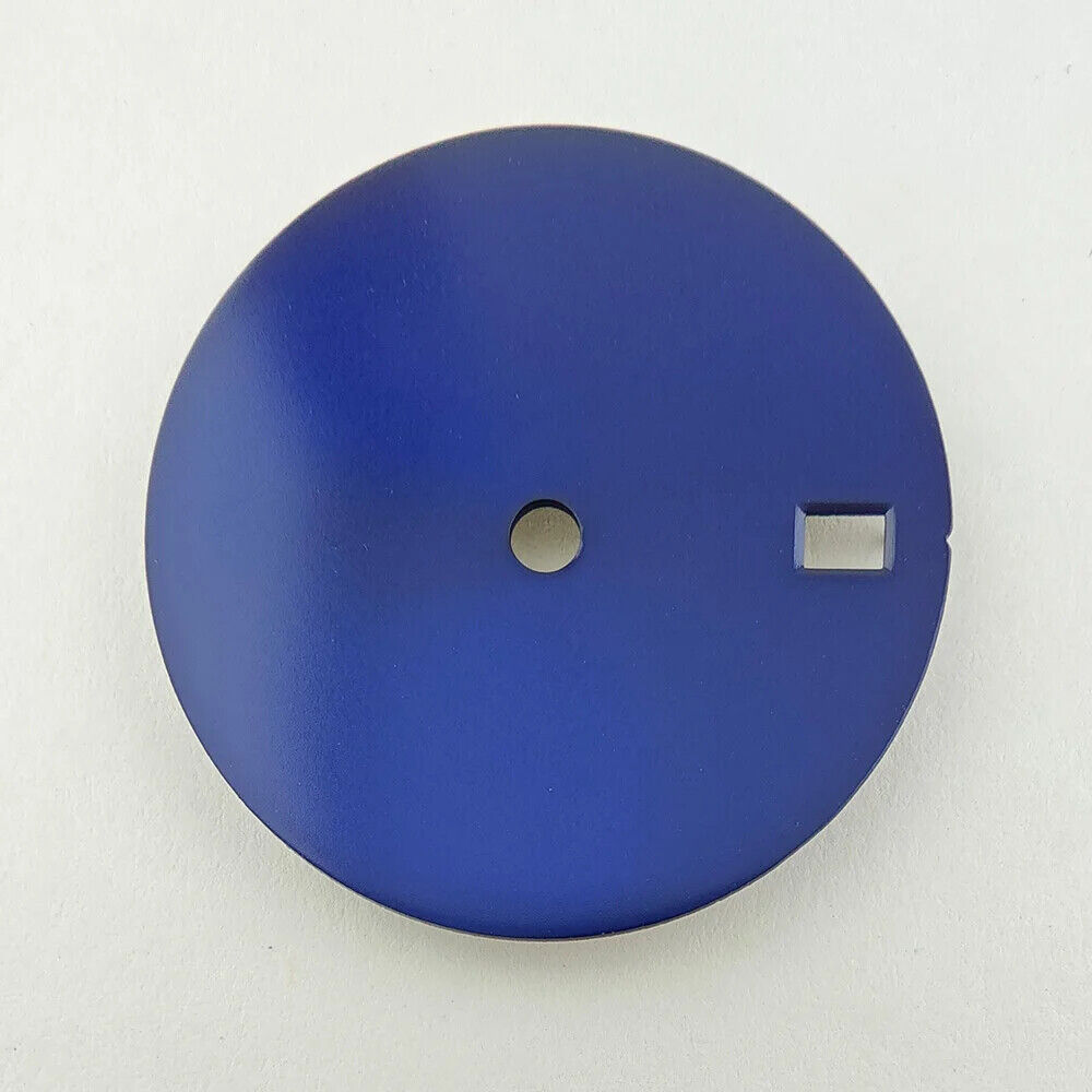 Modified 28.5mm Solid Color Watch Dial No Lume Metal Suitable for NH35 Movement
