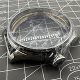 44mm Watch Case Stainless Steel Case for 6498 Seagull ST3600/ST3621 or ETA 6497