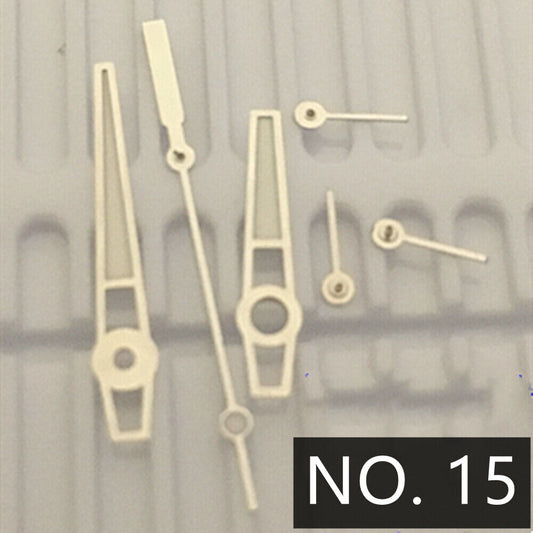 Uhrzeiger Silberne Zierleiste Leuchtmasse für Ronda 5030.D Quarzuhrwerk P1-H5-NO15