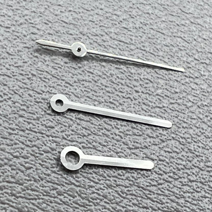 2 Sets Silberfarbene 10mm Zeiger für Miyota 2315 2035 2036 2115 2305 Uhrwerk