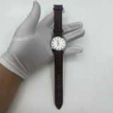 38mm Shanghai Factory Made Manual Mechanical Watch White Dial 3 Hands 19 Jews