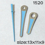 13mm/11mm/9mm Blue Painted Sets of Watch Hands for Miyota 2035 Movement #1520