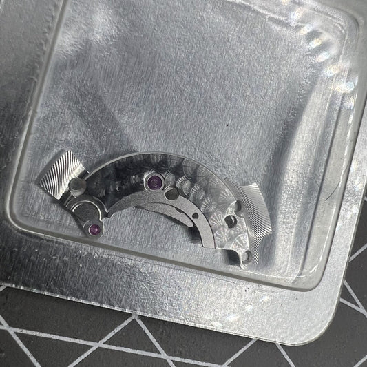 Silver upper bridge splint for ETA2892A2 2892A watch movement replacement, compatible with various watch brands.