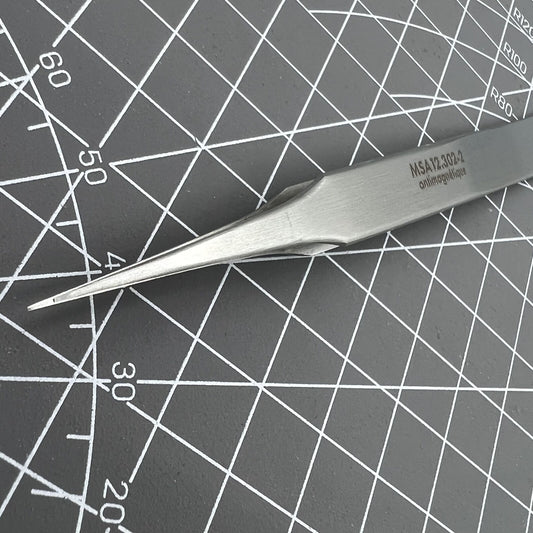 Swiss Made Horotec MSA12.302-2 antimagnetic tweezer for precise watch accessory handling