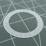 White Background Pink Character Disk Date Wheel for NH35 NH36 Date@3