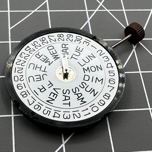 Ronda 517, Schweizer Quarzwerk, Datum bei 3 Uhrwerk 