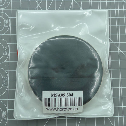 Horotec MSA09.304 watch case cushion with chromed metallic ring, 75mm diameter, 13mm height for secure watch repair.