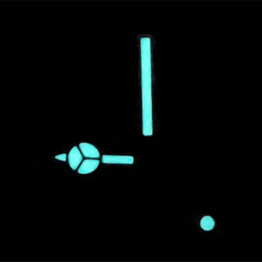 BGW-9 luminous blue and green watch hands set for SKX/SBBN NH35A/NH36A models, improving nighttime readability and style.