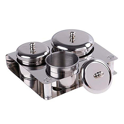 Stainless Steel Watch Oil Washing Jar Watch Repair Tool Accessory for Watchmaker