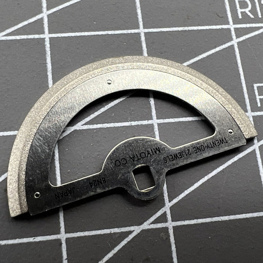 Silbernes Rotor-Schwinggewicht, generisch passend für Uhrwerk 8N24 #570, Uhrenteil