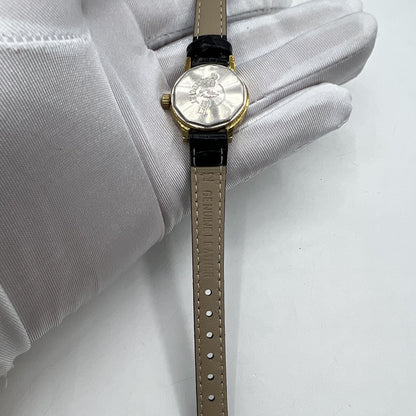 27mm Kongque China Made Manual Mechanical Watch 19 Jews Silver Dial Golden Nail