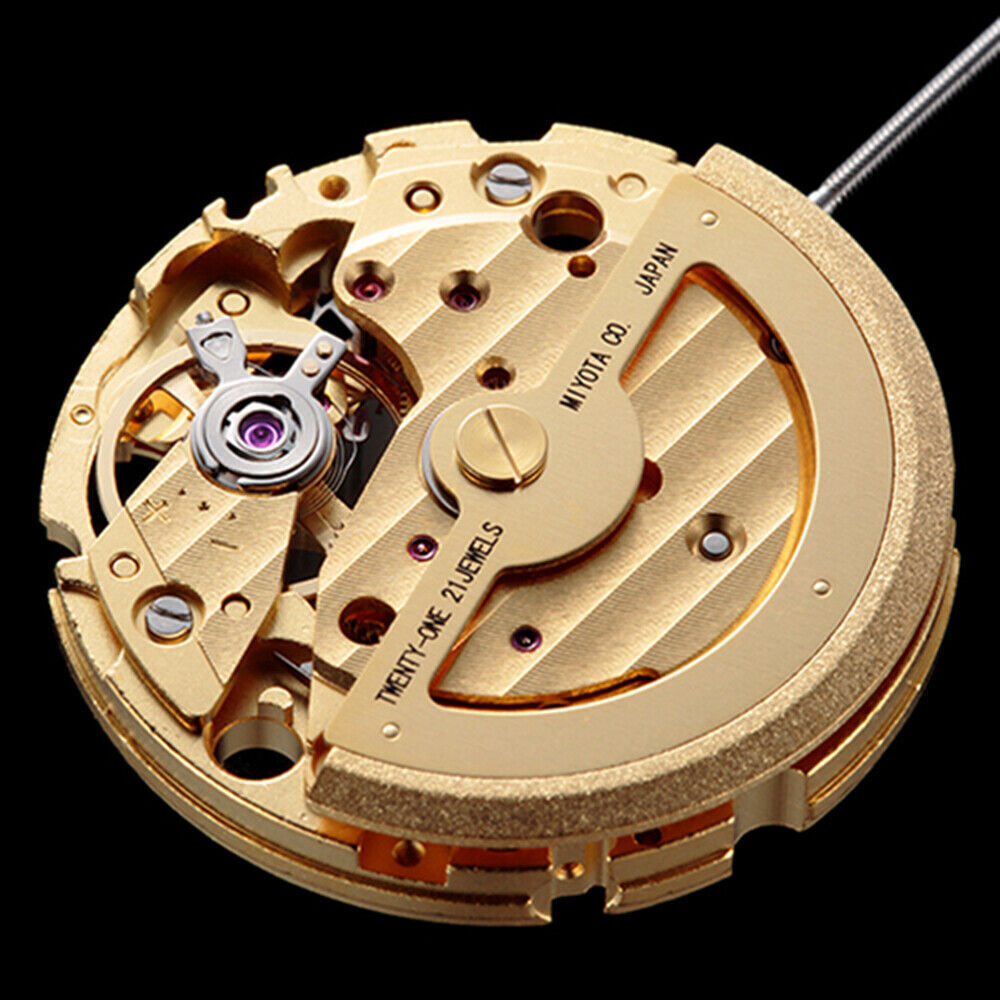 Miyota / Citizen 82S5, vergoldetes japanisches automatisches mechanisches Uhrwerk