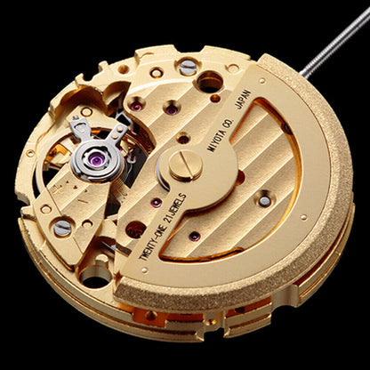 Miyota / Citizen 82S5, vergoldetes japanisches automatisches mechanisches Uhrwerk