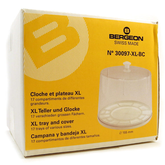 Bergeon 30097-XL-BC Dust Cover & Tray Extra Large for Watch Movements