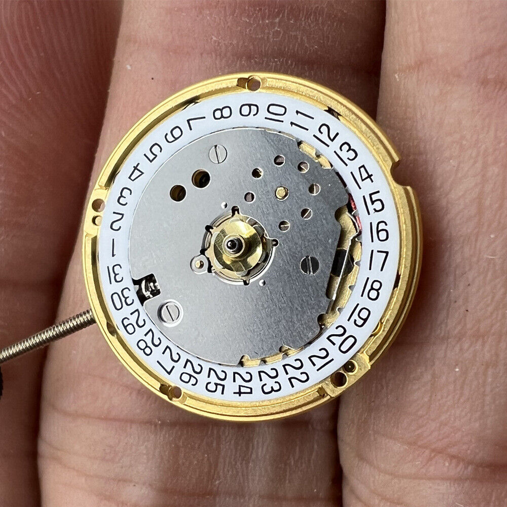 ETA F03.115 Swiss quartz watch movement with 3 hands and date display at 3 or 6 o'clock