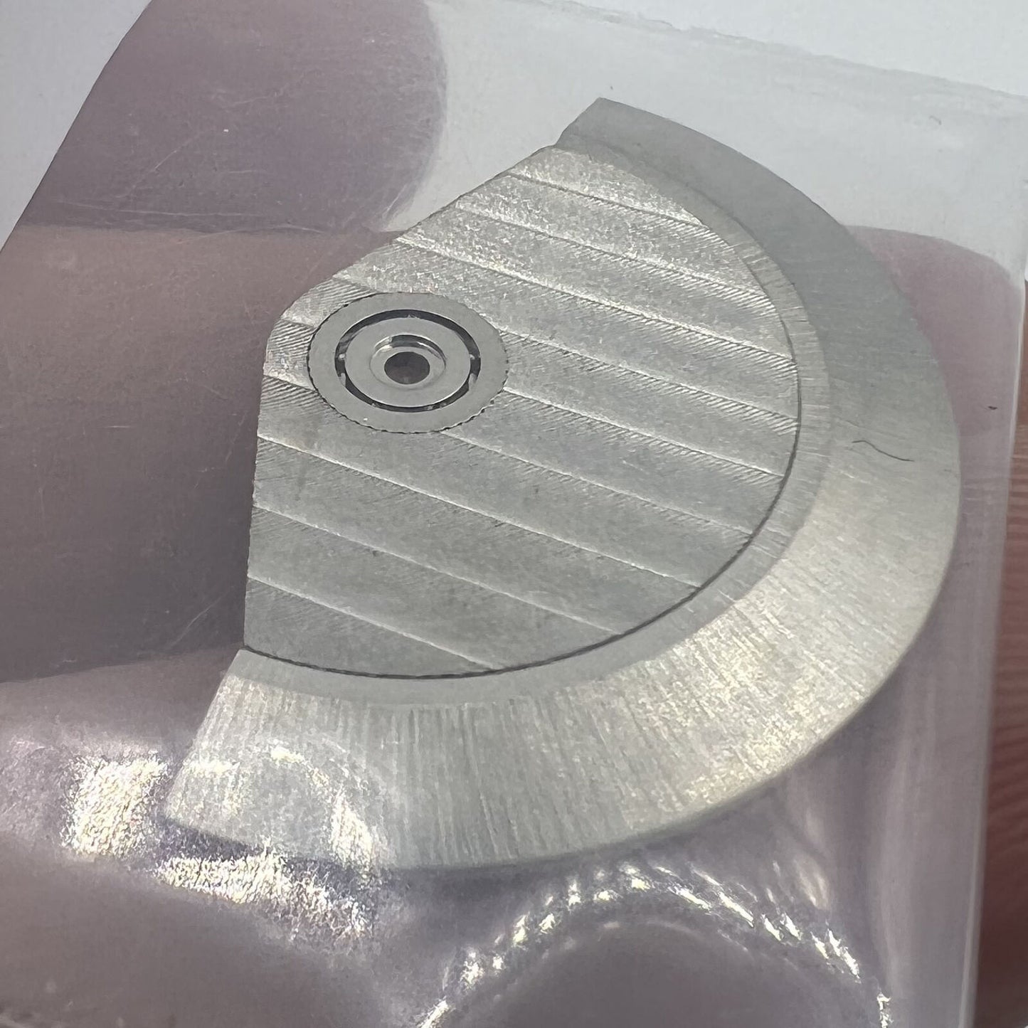 Ref.570 rotor oscillating weight by ETA, precision spare part for automatic watch movements.