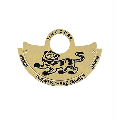 Zodiac Golden Rotor overlay for NH35 NH36 automatic movement, enhancing watch functionality and style.