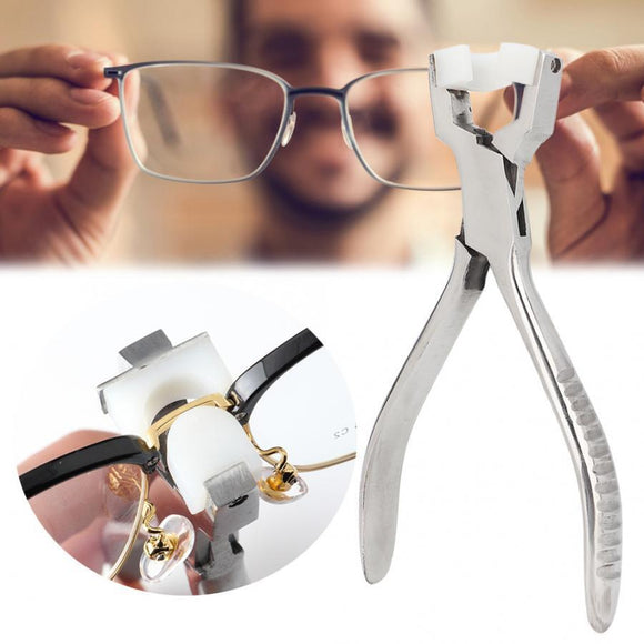 Eyeglasses Frame Adjusting Frame Pliers Nylon Flat Jaw Nylon End Repair Tool