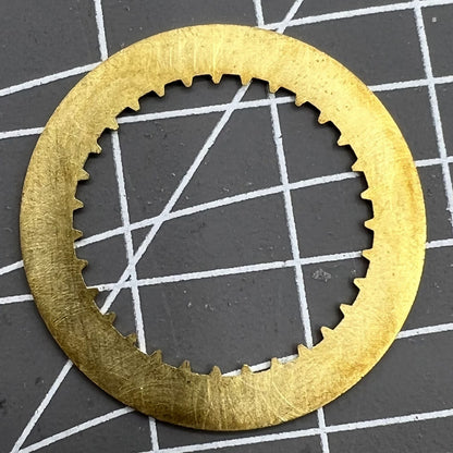 Black date disk wheel for ETA 7750 watch movement, accurate replacement part for timepieces.