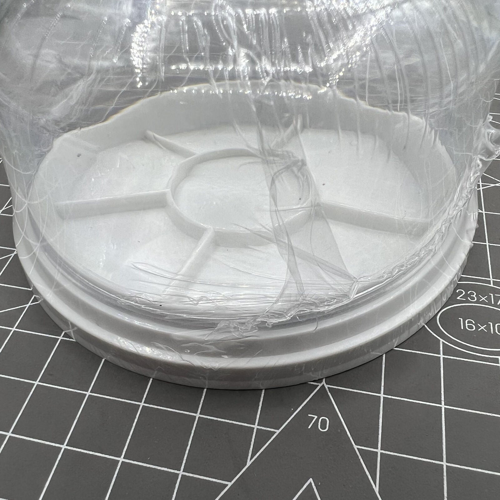 Swiss Bergeon 30097-BC dust cover and divided tray for organized watch accessory storage and protection.