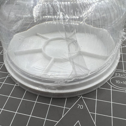 Swiss Bergeon 30097-BC dust cover and divided tray for organized watch accessory storage and protection.